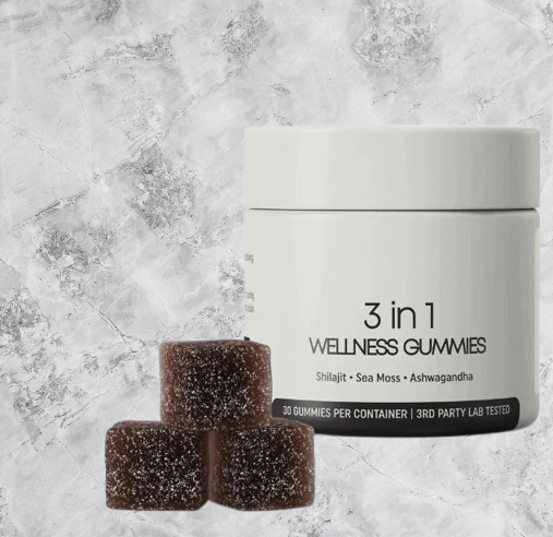 3 In 1 Cured Shilajit Gummies For Men